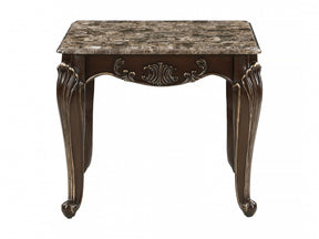 Balthasar Brown End Table - Ornate Home