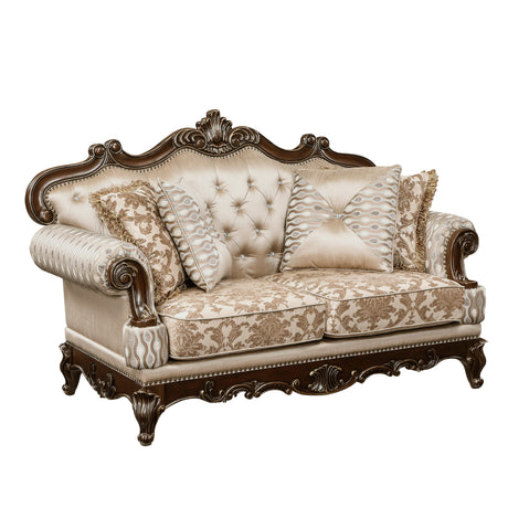 Balthasar Brown Loveseat - Ornate Home