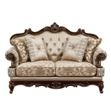 Balthasar Brown Loveseat - Ornate Home