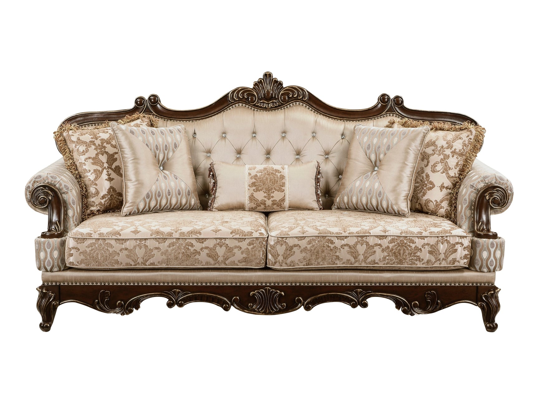 Balthasar Brown Sofa - Ornate Home