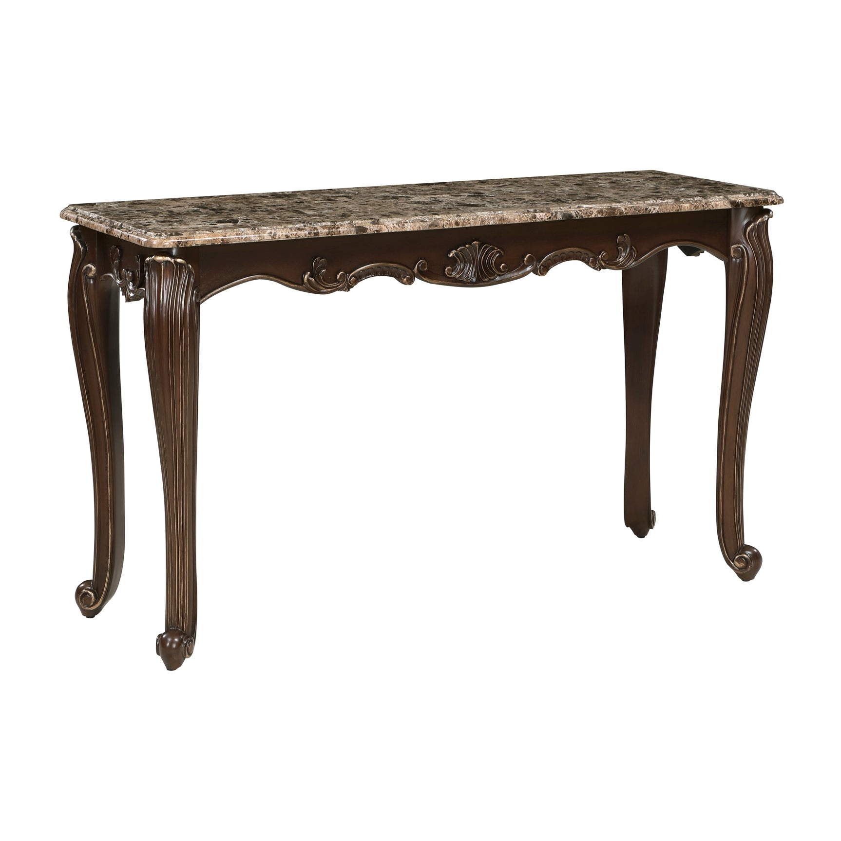 Balthasar Brown Sofa Table - Ornate Home