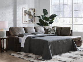 Baltic-Park Fossil 2-Piece Sleeper Sectional with Right-Arm Facing Chaise (Online Special Price) - Ornate Home