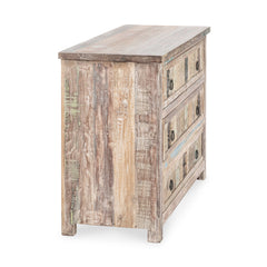 Baltim Butterwood Blend 3 Drawer Cabinet - Ornate Home