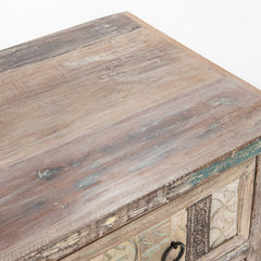 Baltim Butterwood Blend 3 Drawer Cabinet - Ornate Home