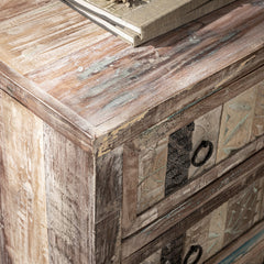 Baltim Butterwood Blend 3 Drawer Cabinet - Ornate Home