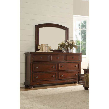 Baltimore Dark Walnut King Storage Bedroom Set / 5pc - Ornate Home