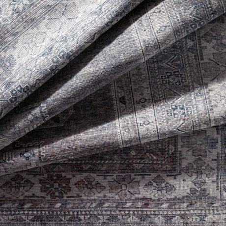 Baltinglass Brown Washable Area Rug - Clearance - Ornate Home