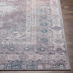 Baltinglass Gray Washable Rug - Clearance - Ornate Home