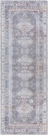 Baltinglass Gray Washable Rug - Clearance - Ornate Home