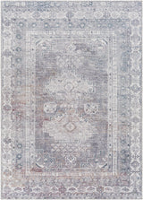 Baltinglass Gray Washable Rug - Clearance - Ornate Home