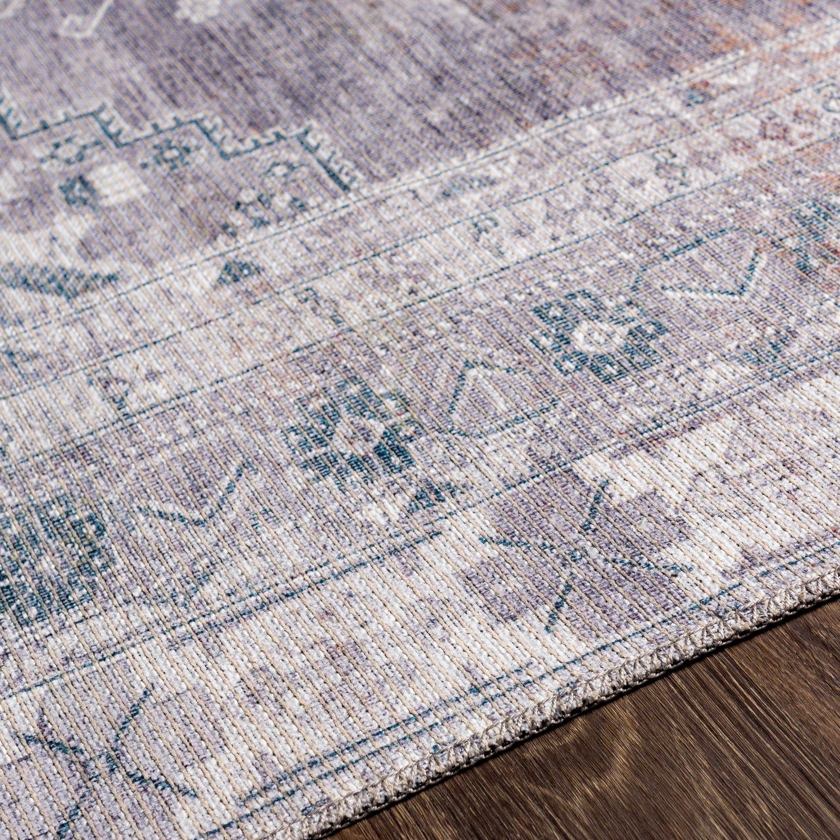 Baltinglass Gray Washable Rug - Clearance - Ornate Home
