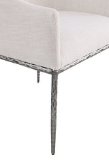 Balvi Gunmetal Arm Chair - Ornate Home