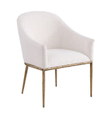 Balvi Matte Gold Arm Chair - Ornate Home