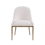 Balvi Matte Gold Arm Chair - Ornate Home