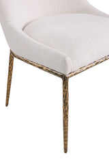 Balvi Matte Gold Arm Chair - Ornate Home