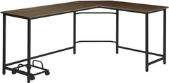Bambina Oak/Black Computer Desk - Ornate Home