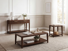 Bancroft Brown Cocktail Table - Ornate Home