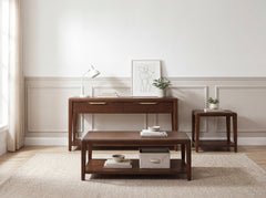 Bancroft Brown Cocktail Table - Ornate Home