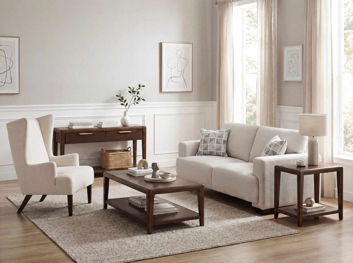 Bancroft Brown Cocktail Table - Ornate Home