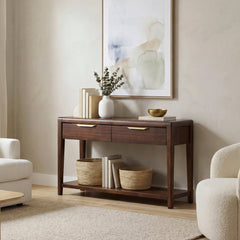 Bancroft Gray Sofa Table - Ornate Home
