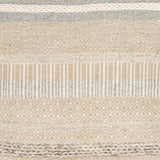 Bancroft Ivory Handwoven Textured Pouf - Ornate Home