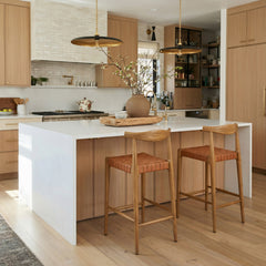 Bandani Tan Counter Stool - Ornate Home