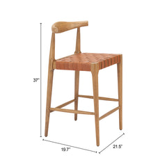 Bandani Tan Counter Stool - Ornate Home