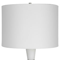Bandeau Black/White Banded Stone Table Lamp - Ornate Home