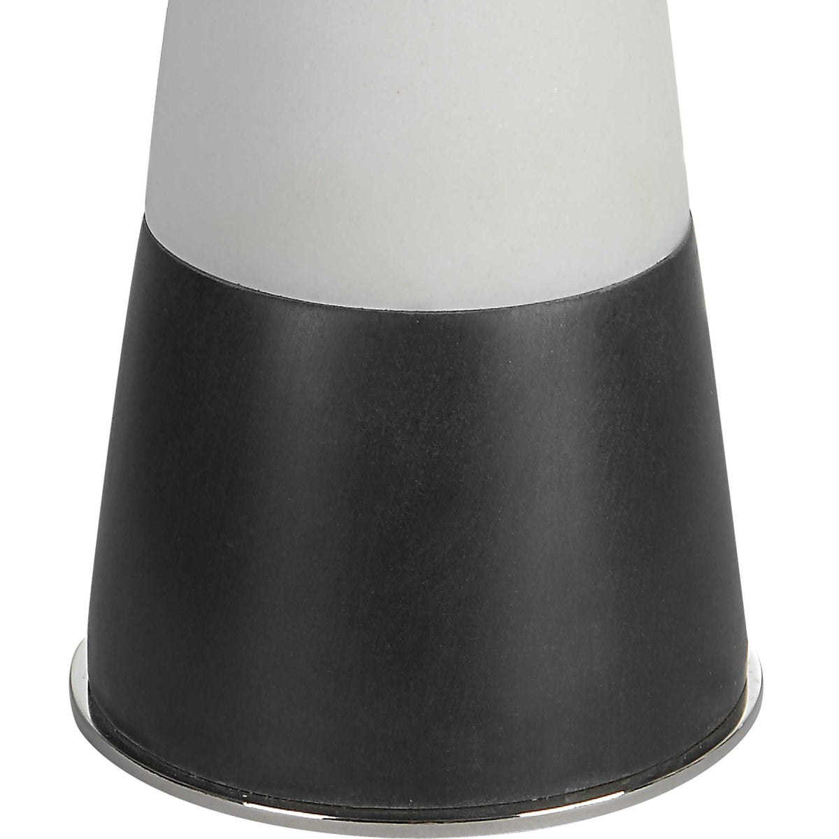 Bandeau Black/White Banded Stone Table Lamp - Ornate Home