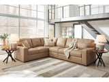 Bandon Toffee 3-Piece Sectional - Ornate Home