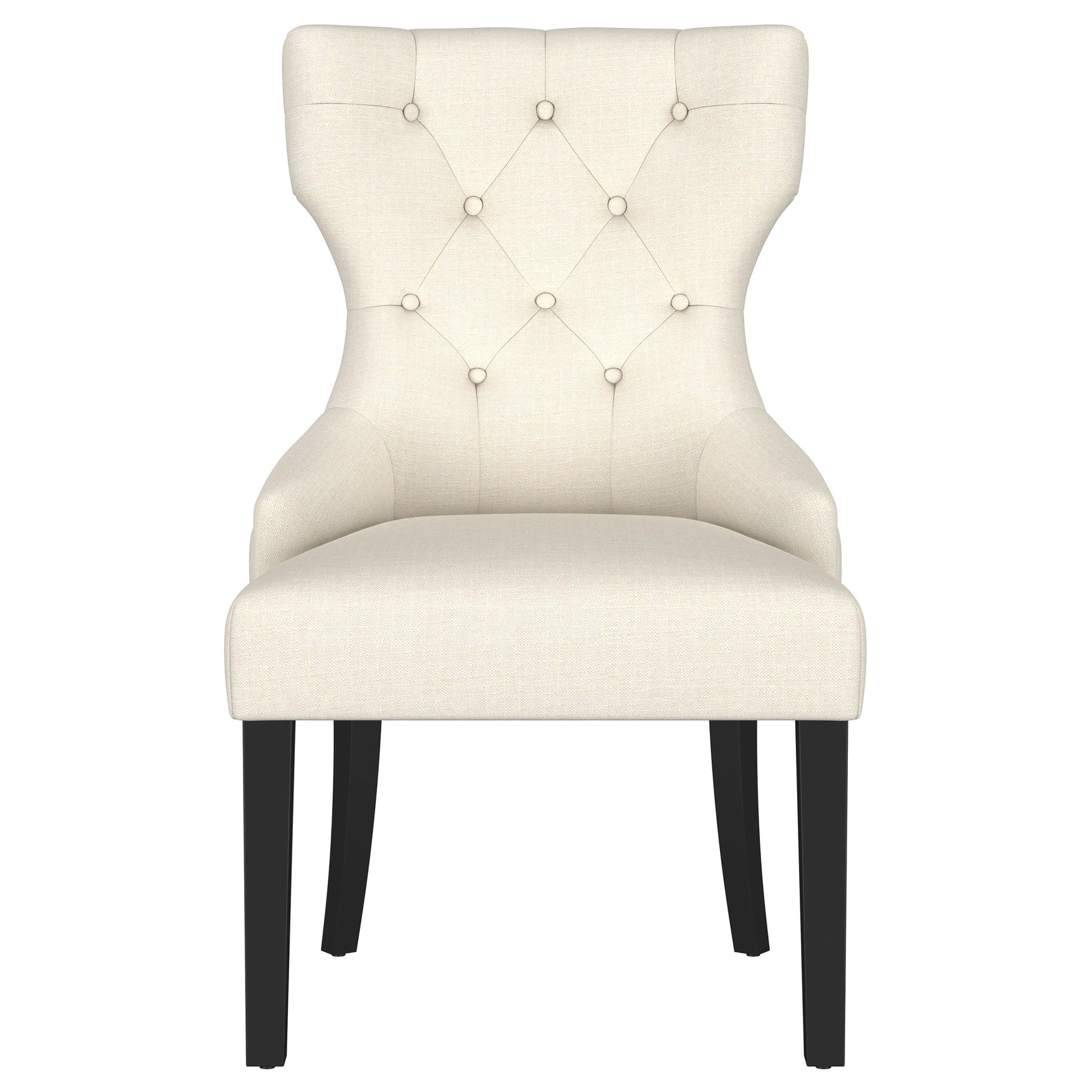 Baney Beige / Distressed Black Side Chair - Ornate Home