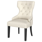 Baney Beige / Distressed Black Side Chair - Ornate Home
