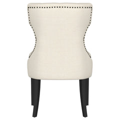 Baney Beige / Distressed Black Side Chair - Ornate Home
