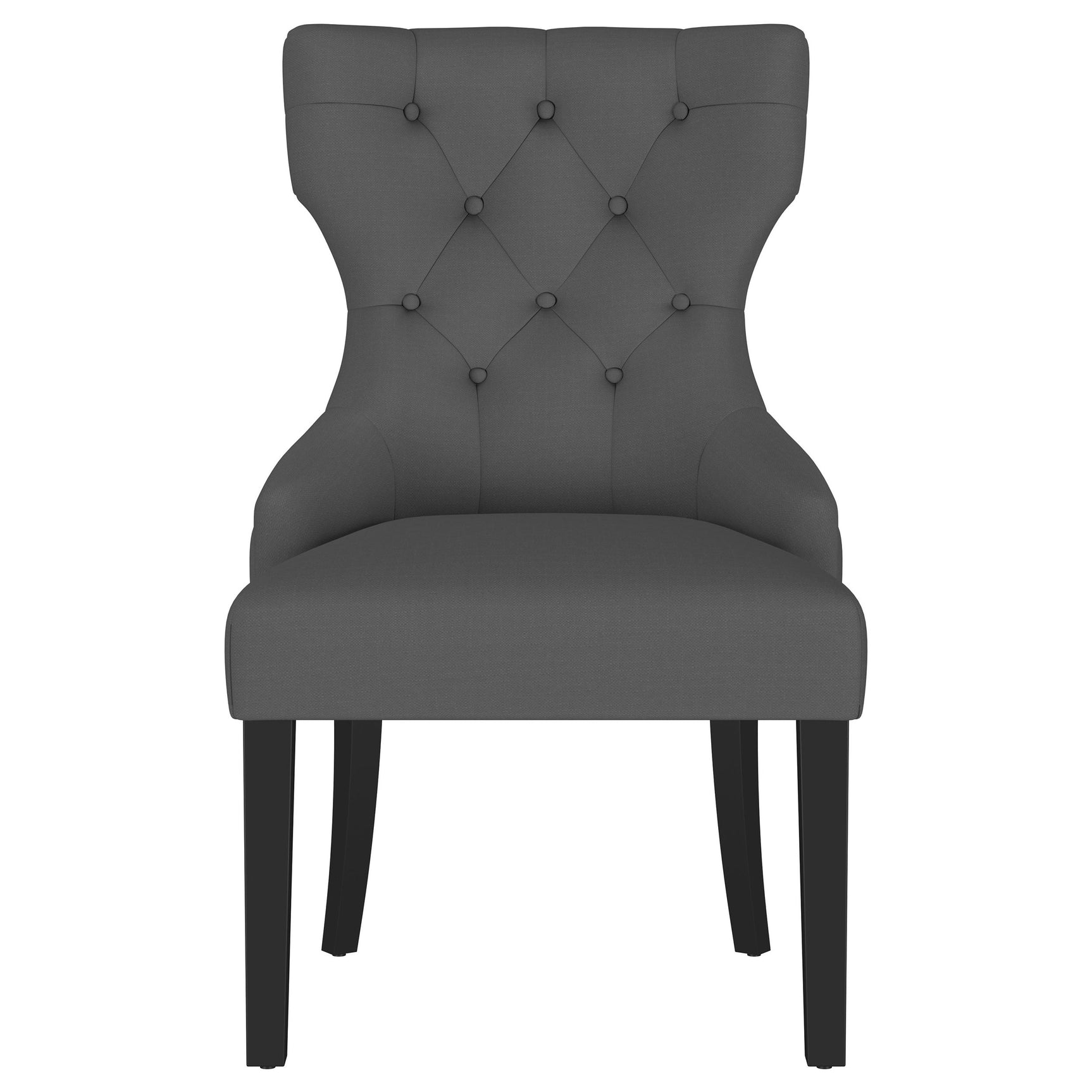 Baney Grey / Distressed Black Side Chair - Ornate Home