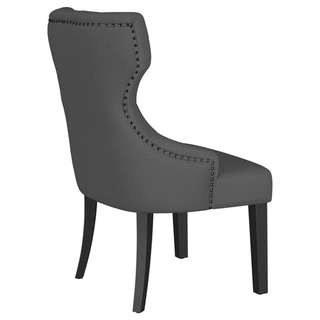 Baney Grey / Distressed Black Side Chair - Ornate Home
