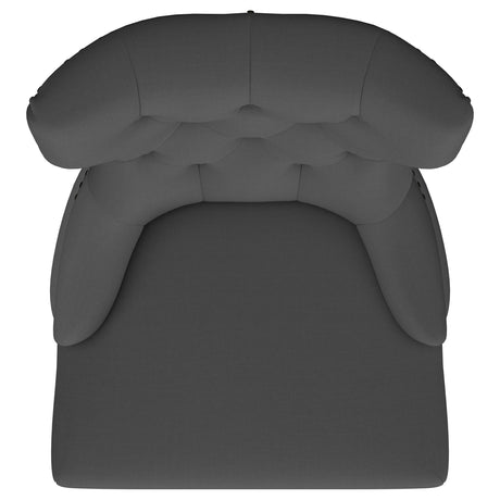 Baney Grey / Distressed Black Side Chair - Ornate Home