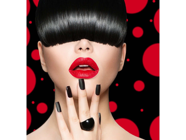 Bangin Tempered Glass w / Foil & Rhinestones Wall Art - Ornate Home