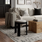 Banjul Misty Gray Ottoman - Ornate Home