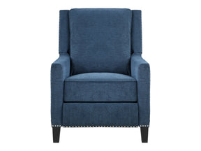 Banks Blue Reclining Chair - Ornate Home