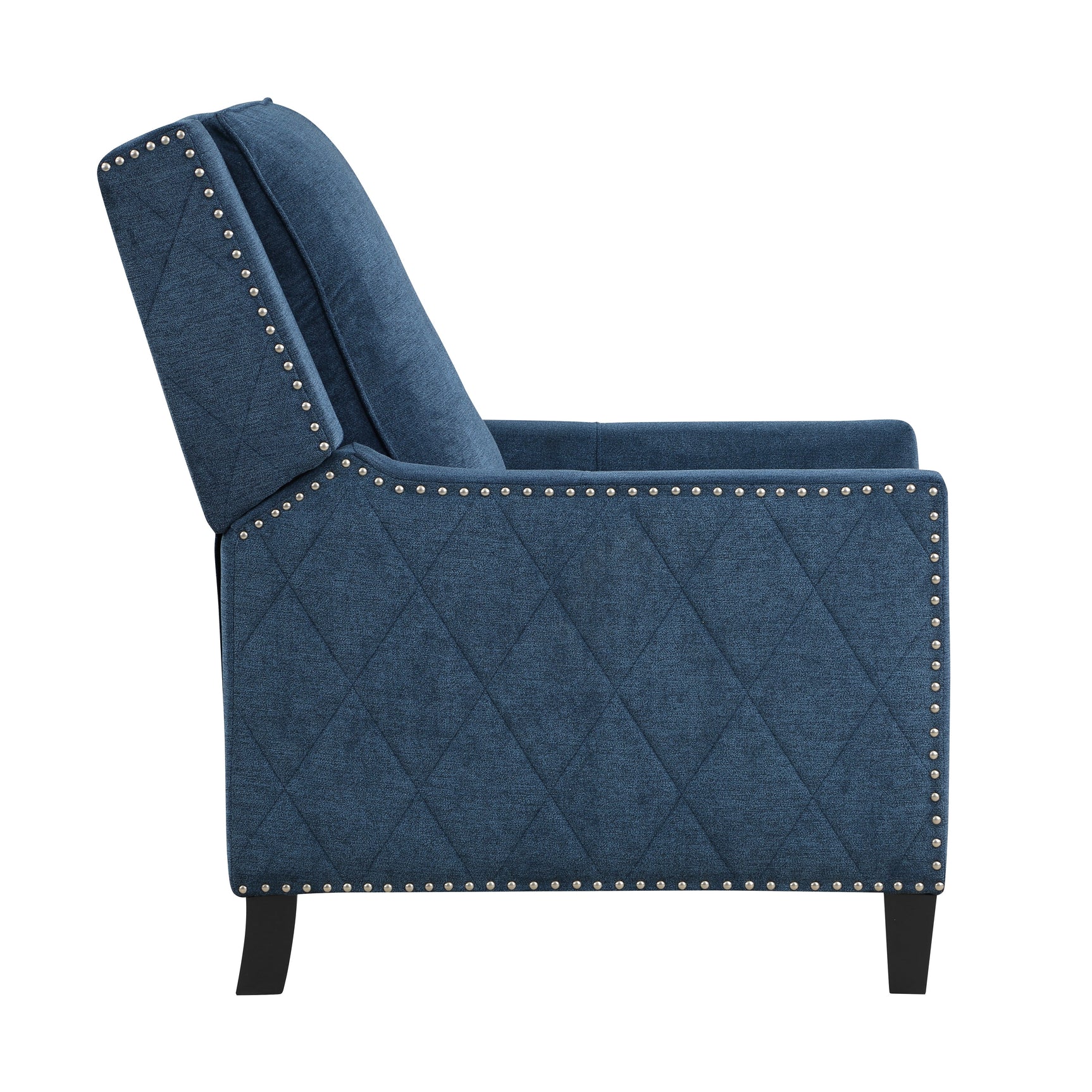 Banks Blue Reclining Chair - Ornate Home