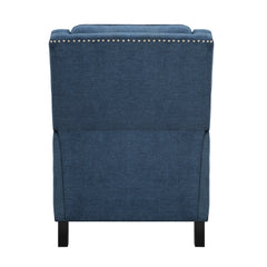 Banks Blue Reclining Chair - Ornate Home