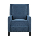 Banks Blue Reclining Chair - Ornate Home