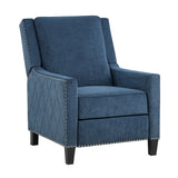 Banks Blue Reclining Chair - Ornate Home