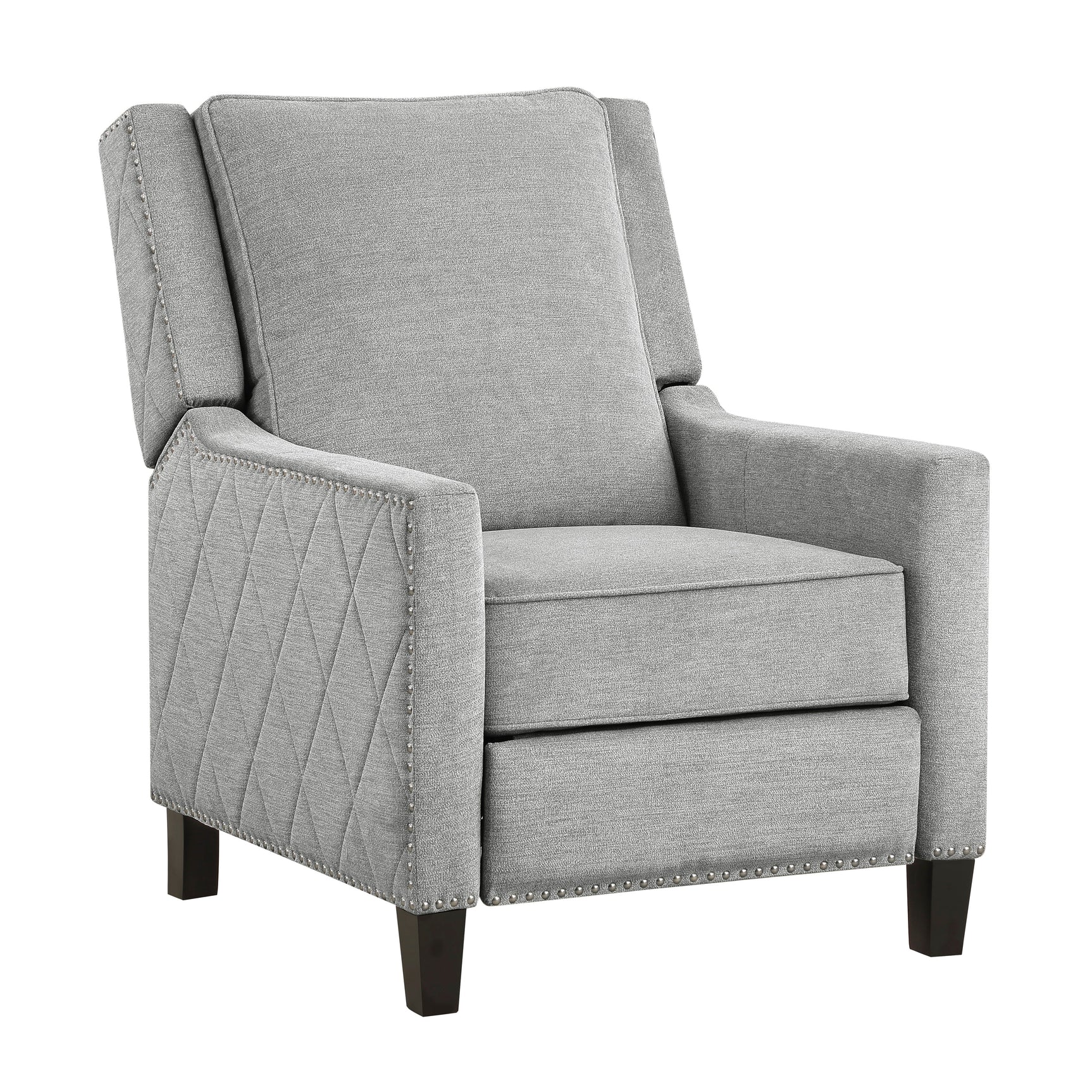 Banks Gray Reclining Chair - Ornate Home