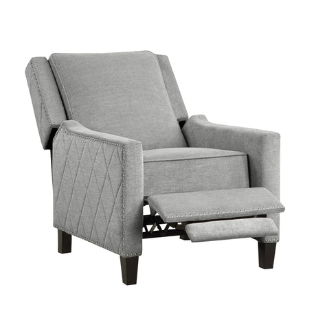 Banks Gray Reclining Chair - Ornate Home