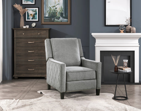 Banks Gray Reclining Chair - Ornate Home