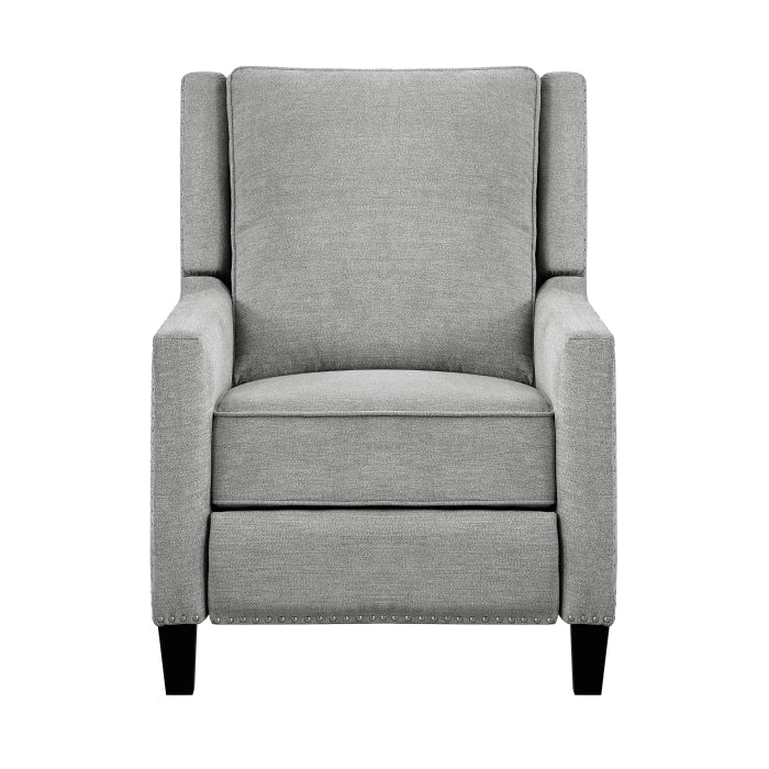 Banks Gray Reclining Chair - Ornate Home
