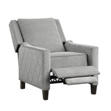 Banks Gray Reclining Chair - Ornate Home
