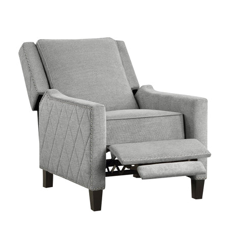 Banks Gray Reclining Chair - Ornate Home