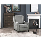 Banks Gray Reclining Chair - Ornate Home